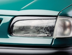 Kryty světlometů (mračítka)  karbon Škoda Felicia