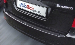 Práh pátých dveří s výstupky ABS-černá metalíza, Škoda Superb II Combi
