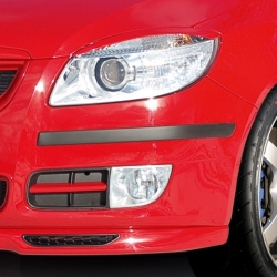 Ochranné lišty předního a zadního nárazníku Škoda Fabia II htb+Facelift 