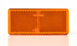Odrazka samolepící oranžová 96x42mm