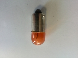 Žárovka 12V/4W s paticí - oranžová