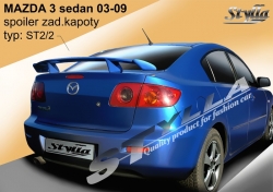 Křídlo zadní spoiler Mazda 3 sedan 03-09