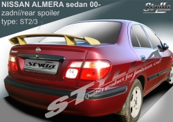 Křídlo zadní spoiler Nissan Almera sedan 00-  