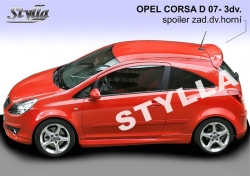Stříška střešní spoiler Opel Corsa D 3 dveře 07-