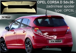 Stříška střešní spoiler Opel Corsa D 5 dveře 07- 