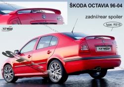 Křídlo zadní spoiler RS Škoda Octavia I lim. 96-10  