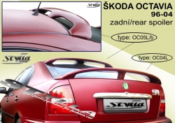 Stříška střešní spoiler Škoda Octavia I lim. 96-10   