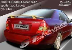 Křídlo zadní spoiler Toyota Corolla sedan 02-07 