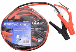 Startovací kabely 25 délka 3,5m TÜV/GS DIN72553