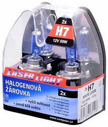 Žárovka 12V  H7  55W PX26d WHITE LASER  2ks