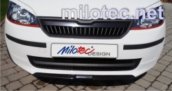 Přední spoiler ABS černá metalíza, Škoda Citigo