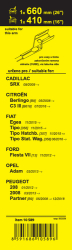 Stěrače FLAT SET (CUBE) 660+410mm