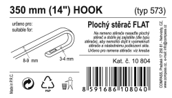 Stěrač FLAT BULK (HOOK) 14