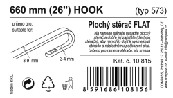 Stěrač FLAT BULK (HOOK) 26