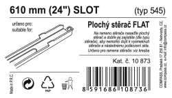 Stěrač FLAT BULK (SLOT) 24