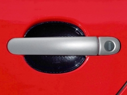 Kryty klik plné stříbrné (2+2 ks jeden zámek) Škoda Roomster
