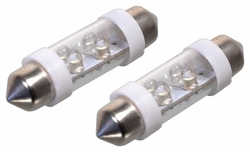 Žárovka 4LED 12V sufit SV8.5 38mm bílá, 33725