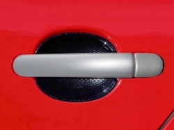 Kryty klik plné stříbrné (2+2 ks bez zámku) Škoda Roomster