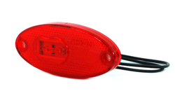 Obrysové sdružené zadní světlo,odrazky, 12V-24V, LED, W65