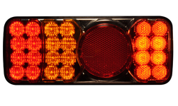 Sdružené zadní světlo, 12V-24V, LED, W66L