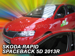 Plexi Škoda Rapid spaceback 5D 13R + zadní  (2065)