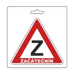 Samolepka ZAČÁTEČNÍK (105 x 120 mm)