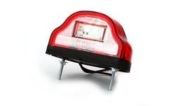 Sdružené zadní poziční světlo + osvětlení SPZ, 12V-24V, LED, W72