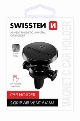 Magnetický držák do ventilace auta SWISSTEN S-GRIP AV-M8, 45635