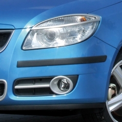 Ochranné lišty předního a zadního nárazníku Škoda Roomster/Facelift