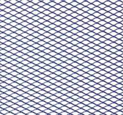 Hliníková mřížka (Tahokov) rozměr 1000x250 mm, AL 08 modrý VO