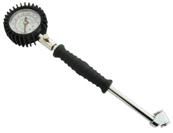Pneuměřič 15 BAR kovová trubka 15cm, pro nákladní vozidla, otáčecí manometr, 42965
