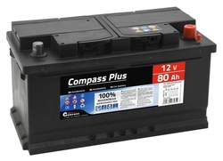 Autobaterie COMPASS PLUS 12V 80Ah