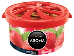 AROMA CAR ORGANIC 40g STRAWBERRY  FAL918