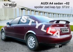 Křídlo zadní spoiler Audi sedan A4 -02 