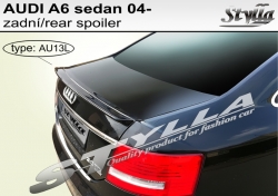 Křídlo zadní spoiler hrana kufru Audi sedan A6 04-