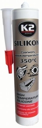 K2 SILICONE RED Silikonový tmel na motory červený 350°C 304 ml