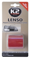 K2 LENSO 4,8 x 150 cm ČERVENÁ - opravná páska pro opravu světel, B342