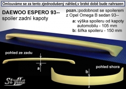 Křídlo zadní spoiler Daewoo Espero 93-97