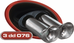 Koncovka má průměr 76mm DTM