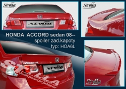 Křídlo zadní spoiler Honda Accord sedan 08-