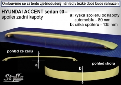 Křídlo zadní spoiler Hyundai Accent sedan 00-03