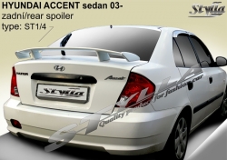 Křídlo zadní spoiler Hyundai Accent sedan 03-05