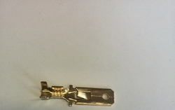 Konektor plochý 6,3mm s jazýčkem (samec), balení po 100 ks