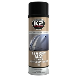 K2 AKRYLOVÁ BARVA VE SPREJI ČERNÁ MATNÁ 500 ml, L340