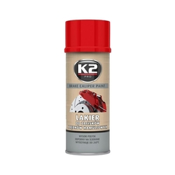 K2 BRAKE CALIPER PAINT 400 ml ČERVENÁ - barva na brzdové třmeny a bubny, L346CE