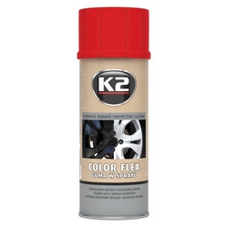 K2 COLOR FLEX 400 ml ČERVENÁ - ochranný nátěr ze syntetického kaučuku, L343CE