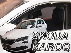 Protiprůvanové plexi, ofuky, větrné clony, deflektory Škoda Karoq 5dv 2017r 