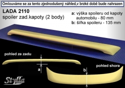 Křídlo zadní spoiler Lada 2110 sedan 