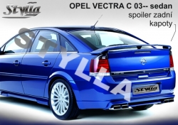 Křídlo zadní spoiler Opel Vectra C sedan 03-