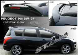 Stříška střešní spoiler Peugeot 308 SW 07-